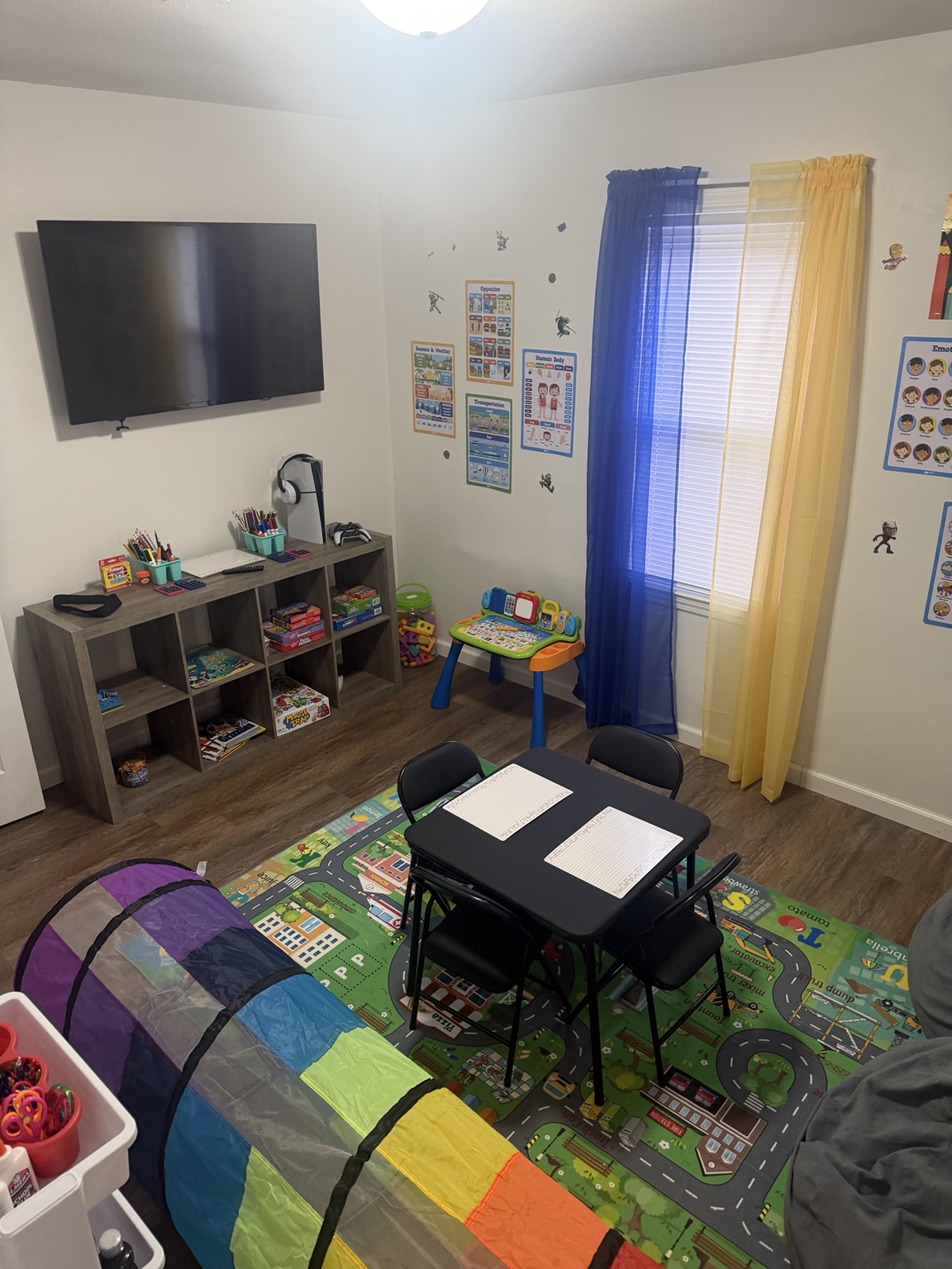 School-age learning area